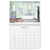 Een jaar met overlijden kalender (Mar 2027)