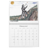 Een jaar met overlijden kalender (Feb 2027)
