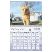 Een jaar met sleutel kalender (Feb 2027)