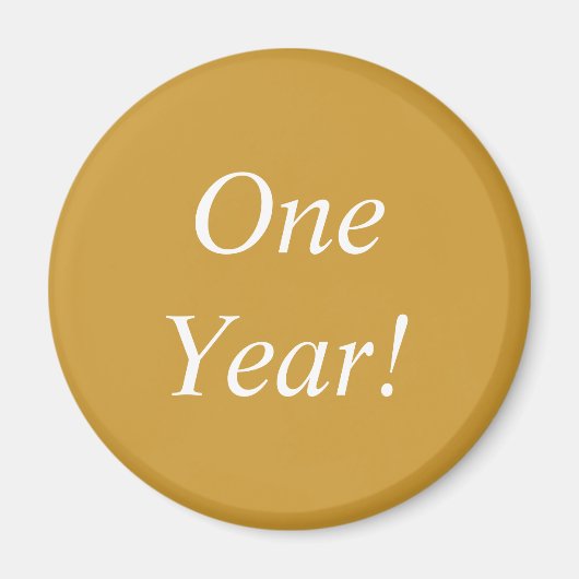 Een jaar NC Magnet! Magneet (Voorkant)