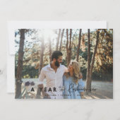 Een jaar om de moderne, minimale foto te onthouden (Voorkant)