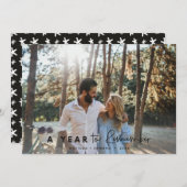 Een jaar om de moderne, minimale foto te onthouden (Voorkant / Achterkant)