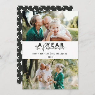 Een jaar om de moderne minimale multi-foto te onth