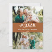 Een jaar om de moderne minimale multi-foto te onth (Voorkant)