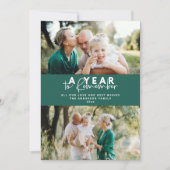 Een jaar om de moderne minimale multi-foto te onth (Voorkant)
