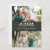 Een jaar om de moderne minimale multi-foto te onth (Voorkant)