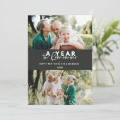 Een jaar om de moderne minimale multi-foto te onth (Staand voorkant)