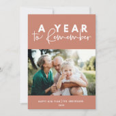 Een jaar om het nieuwe jaar van de moderne foto te (Voorkant)