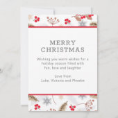 Een jaar om kerstfeest te onthouden 3 Foto (Achterkant)