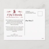 Een jaar om MERRY CHRISTMAS 11 foto te onthouden Feestdagenkaart (Achterkant)