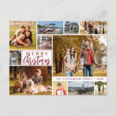 Een jaar om MERRY CHRISTMAS 11 foto te onthouden Feestdagenkaart (Voorkant)
