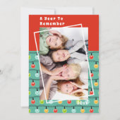 Een jaar om Moderne kerstFeestdagen te onthouden F (Voorkant)