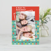 Een jaar om Moderne kerstFeestdagen te onthouden F (Staand voorkant)