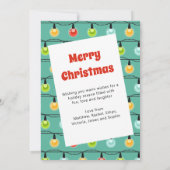 Een jaar om Moderne kerstFeestdagen te onthouden F (Achterkant)