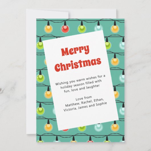 Een jaar om Moderne kerstFeestdagen te onthouden F (Achterkant)