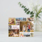 Een jaar om PRETTIGE FEESTDAGEN 11 fotocollage te  (Staand voorkant)