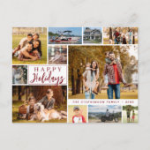 Een jaar om PRETTIGE FEESTDAGEN 11 fotocollage te  (Voorkant)