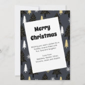 Een jaar om te herinneren Kerstbomen Feestdagen Fo (Achterkant)