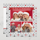 Een jaar om te herinneren Merry Christmas Modern 3 (Voorkant / Achterkant)