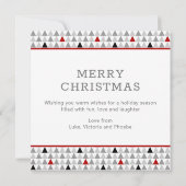 Een jaar om te herinneren Merry Christmas Modern 3 (Achterkant)