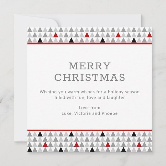 Een jaar om te herinneren Merry Christmas Modern 3 (Achterkant)