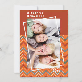 Een jaar om te onthouden Chevron kerstvakantie fot