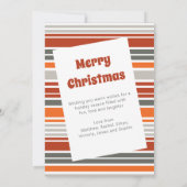 Een jaar om te onthouden Chevron kerstvakantie fot (Achterkant)