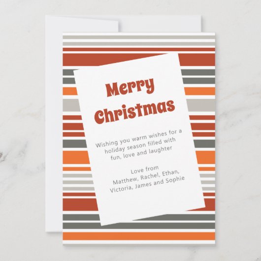 Een jaar om te onthouden Chevron kerstvakantie fot (Achterkant)