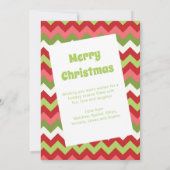 Een jaar om te onthouden Chevron kerstvakantie fot (Achterkant)