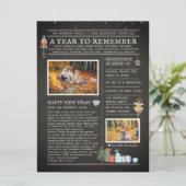 Een jaar om te onthouden | Familie kerstfolder (Staand voorkant)