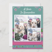 Een jaar om te onthouden Winter 3 Photo Christmas (Voorkant)