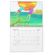 Een jaar op de strandkalender kalender (Feb 2026)