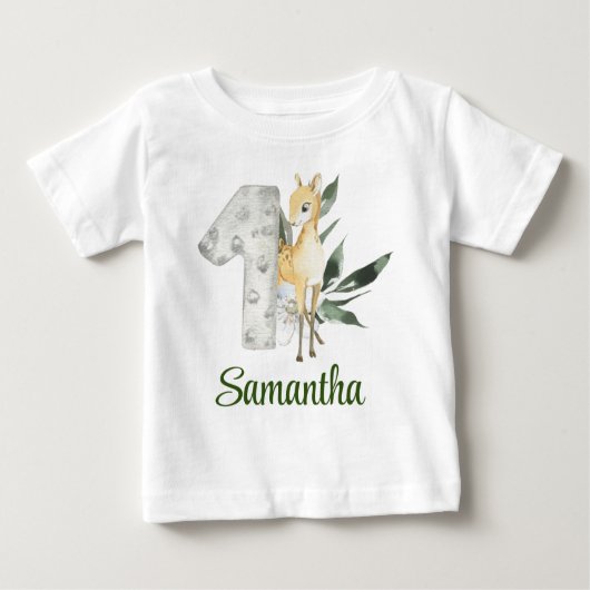 Eén jaar oud bos Deer 1 dag (Voorkant)