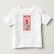 Een jaar oud Happy Birthday shirt ontwerp