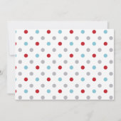 Een jaar oud kaart (Achterkant)