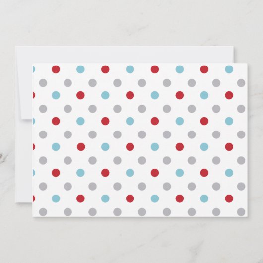 Een jaar oud kaart (Achterkant)