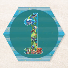 Een jaar oud: papieren Onderzetters