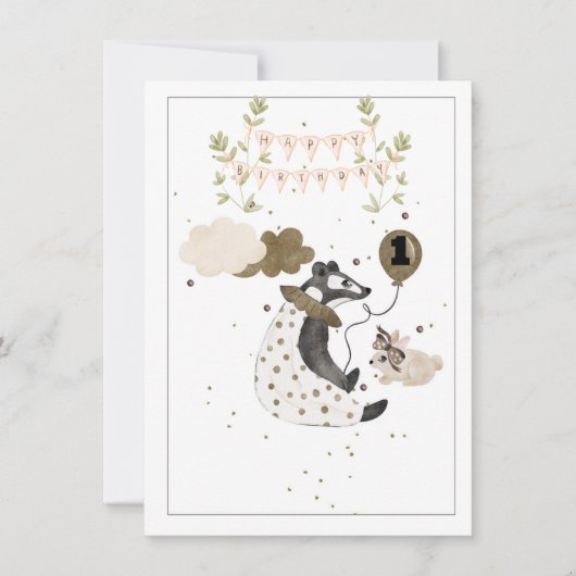 Een jaar oude jongen baby baby (Voorkant)