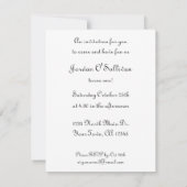  één jaar oude uitnodiging voor jongen (Achterkant)