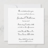  één jaar oude uitnodiging voor jongen (Achterkant)