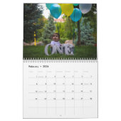 EEN JAAR OUDE "UW BABY NAAM" 12-maanden Kalender (Feb 2026)