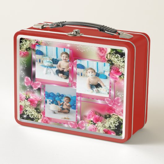 Een jaar plezier: gepersonaliseerde foto Lunchbox  (Voorkant)
