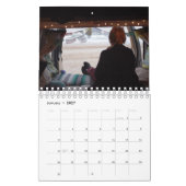 Eén jaar reiskalender kalender (Jan 2027)