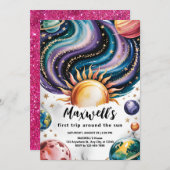 Een jaar rond de verjaardag van de zon kaart (Voorkant / Achterkant)