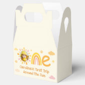 Een jaar rond de zon Verjaardag Foto Bedankdoosjes (Geopend)