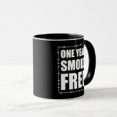Eén jaar rookvrij Jubileum Mok (Voorkant rechts)