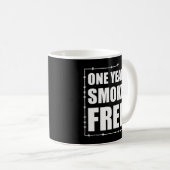 Eén jaar rookvrije Jubileum Mok (Voorkant rechts)