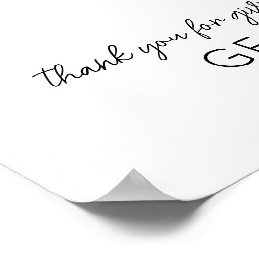 Eén jaar samen Huwelijksjubileum 5 foto's Poster (Hoek)