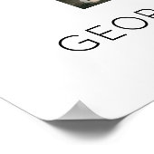 Eén jaar samen Huwelijksjubileum 5 foto's Poster (Hoek)