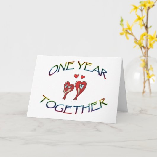 EEN JAAR SAMEN KAART (Gele Bloem)